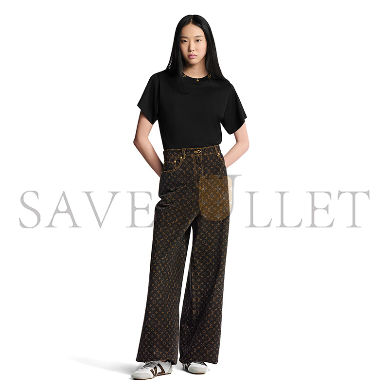 LOUIS VUITTON MONOGRAM STRAIGHT-CUT JEANS 1AJDYX