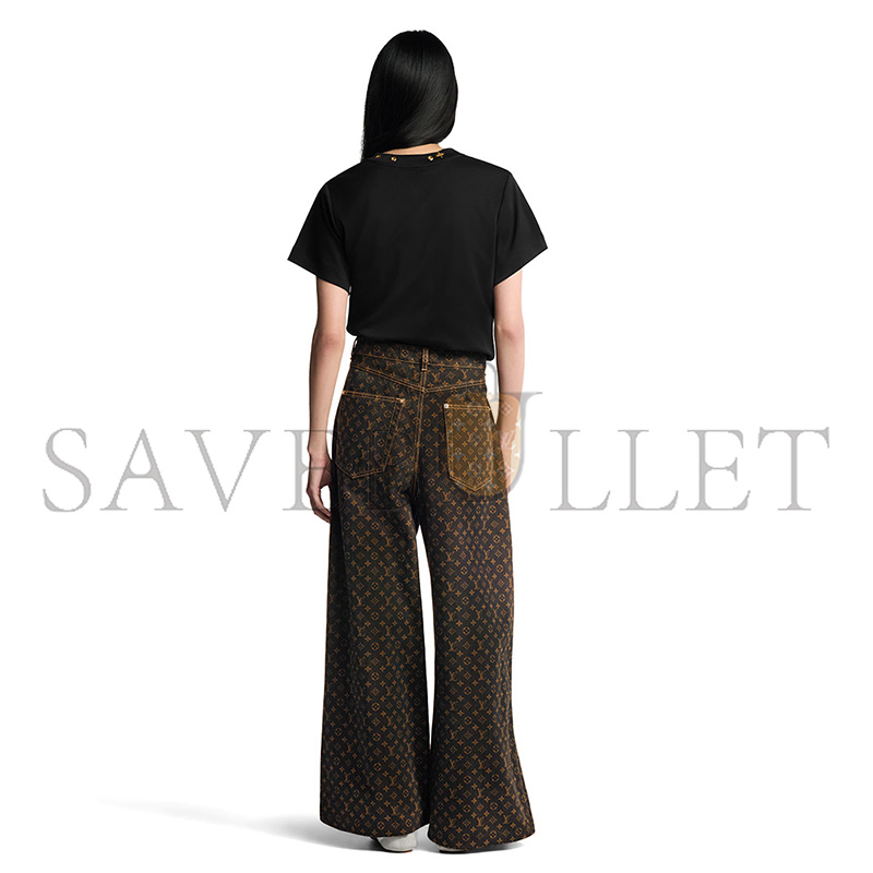 LOUIS VUITTON MONOGRAM STRAIGHT-CUT JEANS 1AJDYX