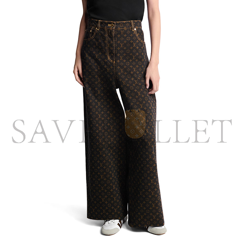 LOUIS VUITTON MONOGRAM STRAIGHT-CUT JEANS 1AJDYX