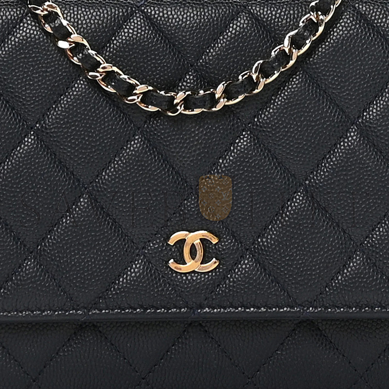 CHANEL MASTER CAVIAR QUILTED WALLET ON CHAIN WOC AP4241 (19*12*3cm)