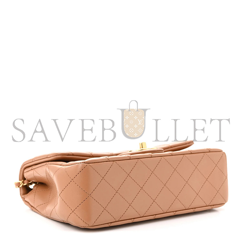CHANEL MASTER LARGE FLAP BAG SHINY LANBSKIN AS5756 (23.5*14.5*7cm)