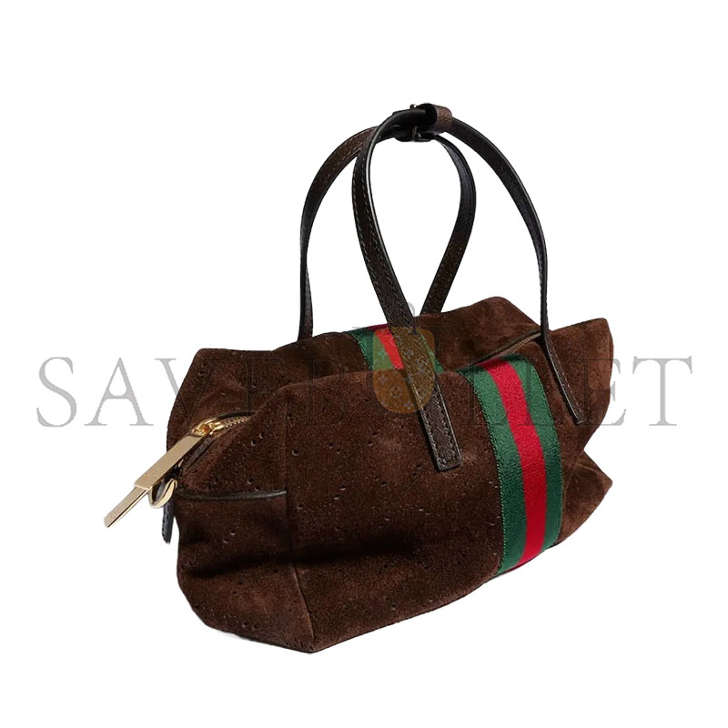 GUCCI SMALL BOSTON BAG WITH WEBBING A0070T (20*11*10cm)