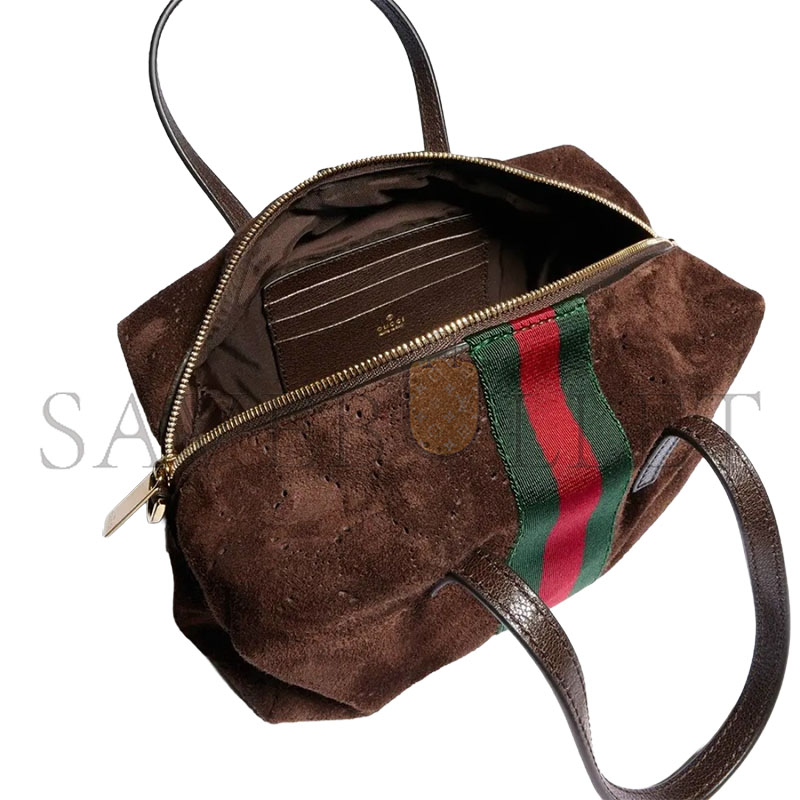 GUCCI SMALL BOSTON BAG WITH WEBBING A0070T (20*11*10cm)