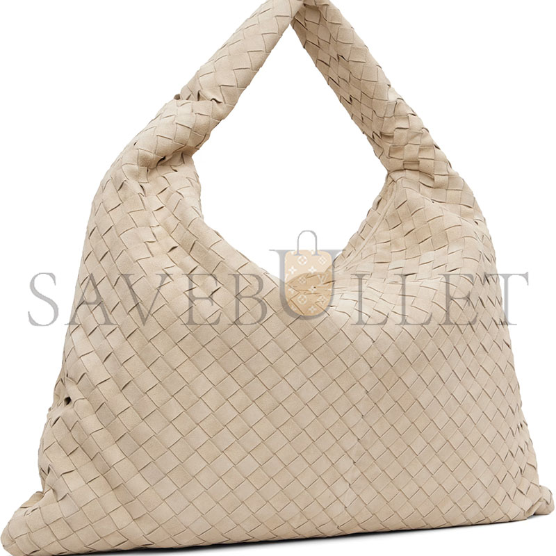 BOTTEGA VENETA LARGE HOP BAG IN INTRECCIATO (54*41*5cm)