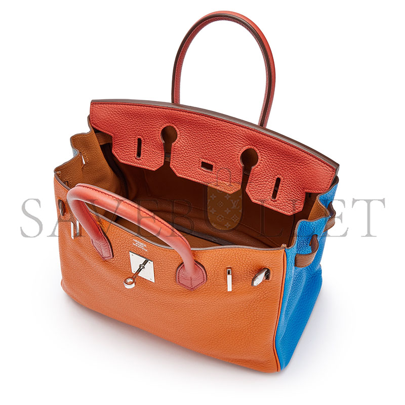 HERMES MASTER BIRKIN 30 TOGO PALLADIUM HARDWARE (30*22*16cm)