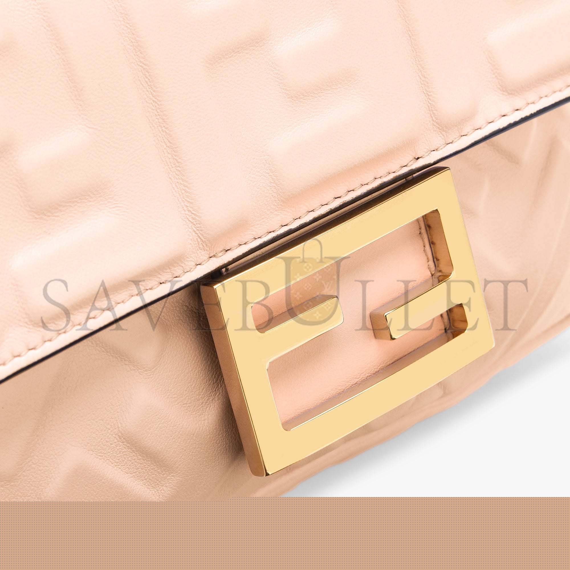 FENDI BAGUETTE MINI - PALE PINK NAPPA LEATHER BAG 8BS017A72VF171M (19*11.5*4cm)