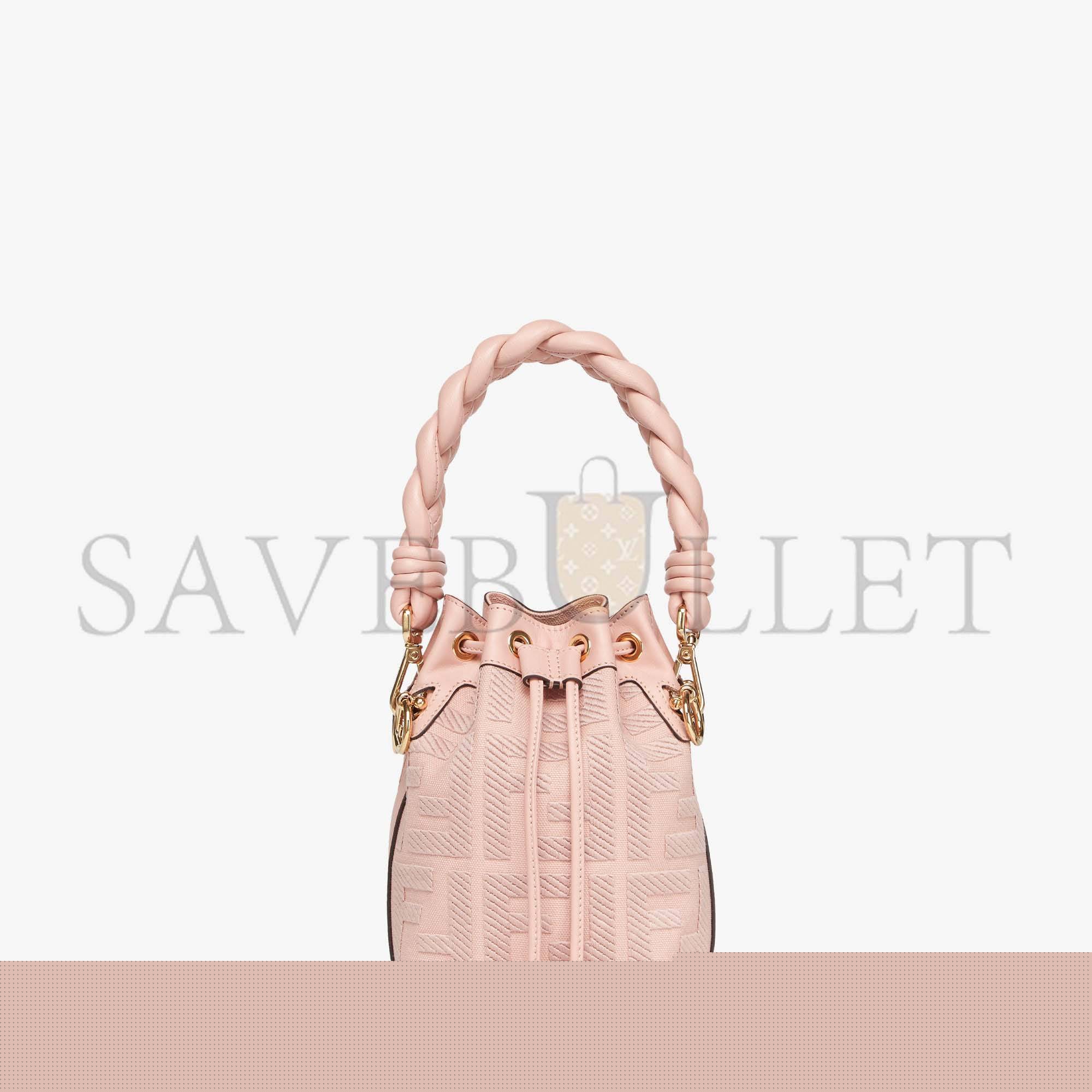FENDI MON TRESOR - PINK FF CANVAS MINI-BAG 8BS010AKKWF0J2F (18*12*10cm)