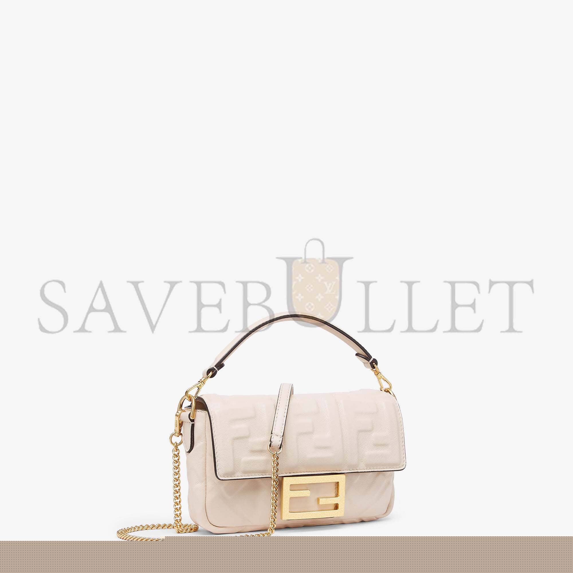 FENDI BAGUETTE MINI - PINK LEATHER BAG 8BS017A72VF191J (19*11.5*4cm)