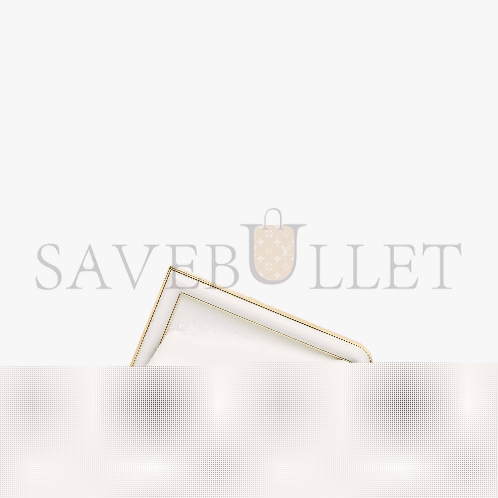 FENDI FIRST MIDI - WHITE LEATHER BAG 8BP137ABVEF0QVL (32.5*23.5*15cm)