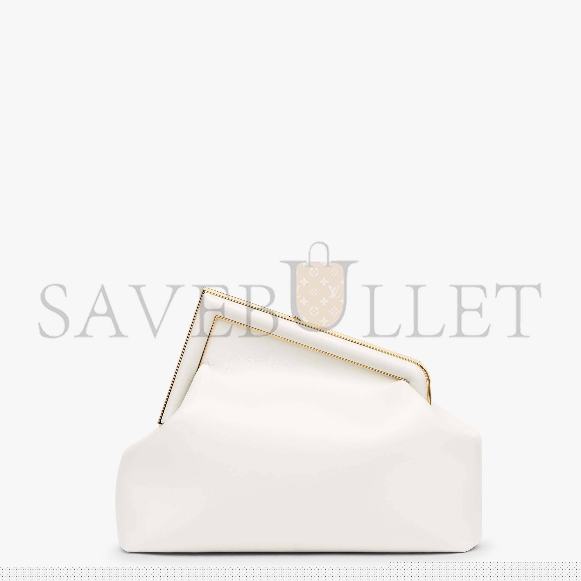 FENDI FIRST MEDIUM - WHITE LEATHER BAG8BP127ABVEF0QVL (32.5*23.5*15cm)