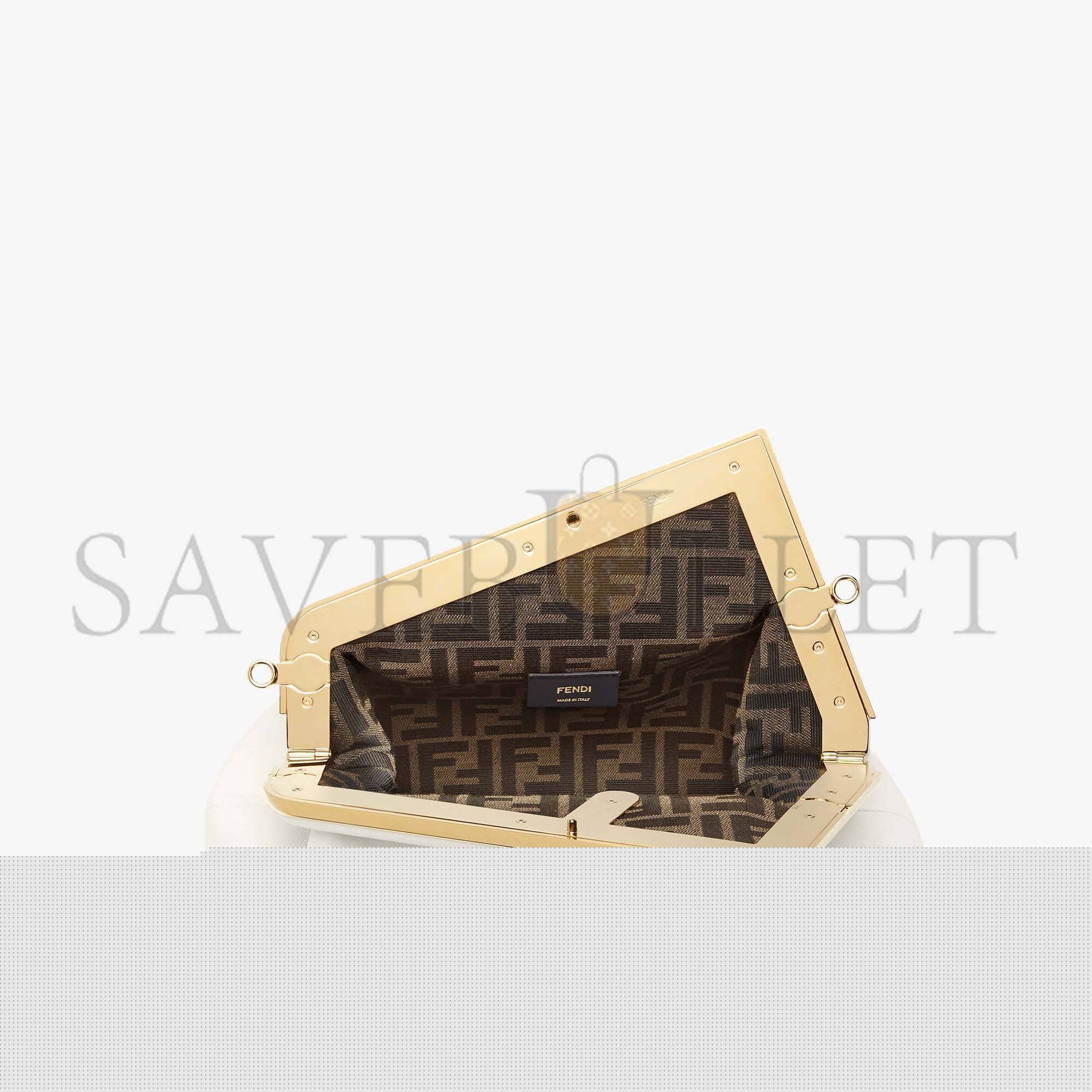 FENDI FIRST MEDIUM - WHITE LEATHER BAG8BP127ABVEF0QVL (32.5*23.5*15cm)