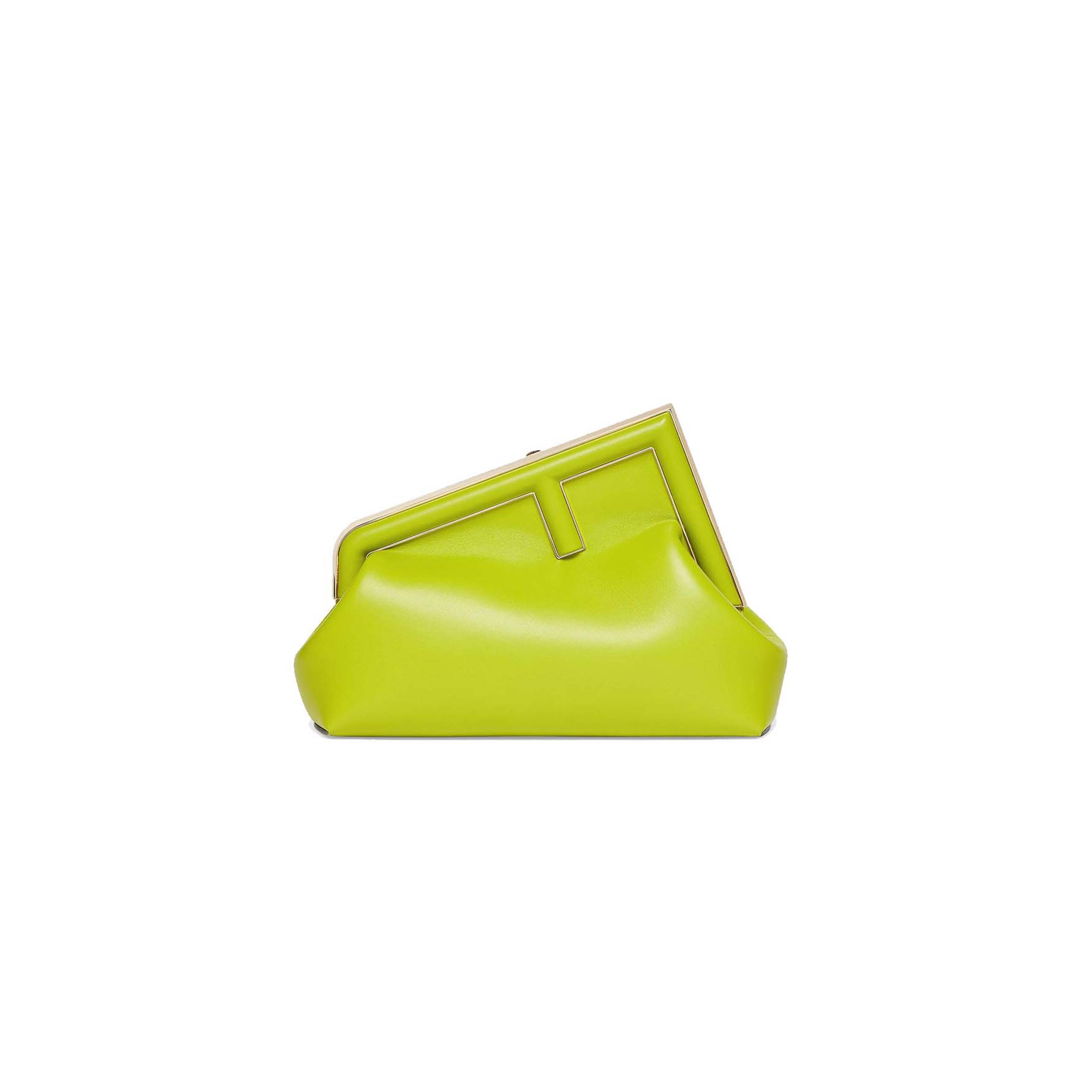 FENDI FIRST MIDI - ACID GREEN LEATHER BAG8BP137ABVEF1JCP (32.5*23.5*15cm)