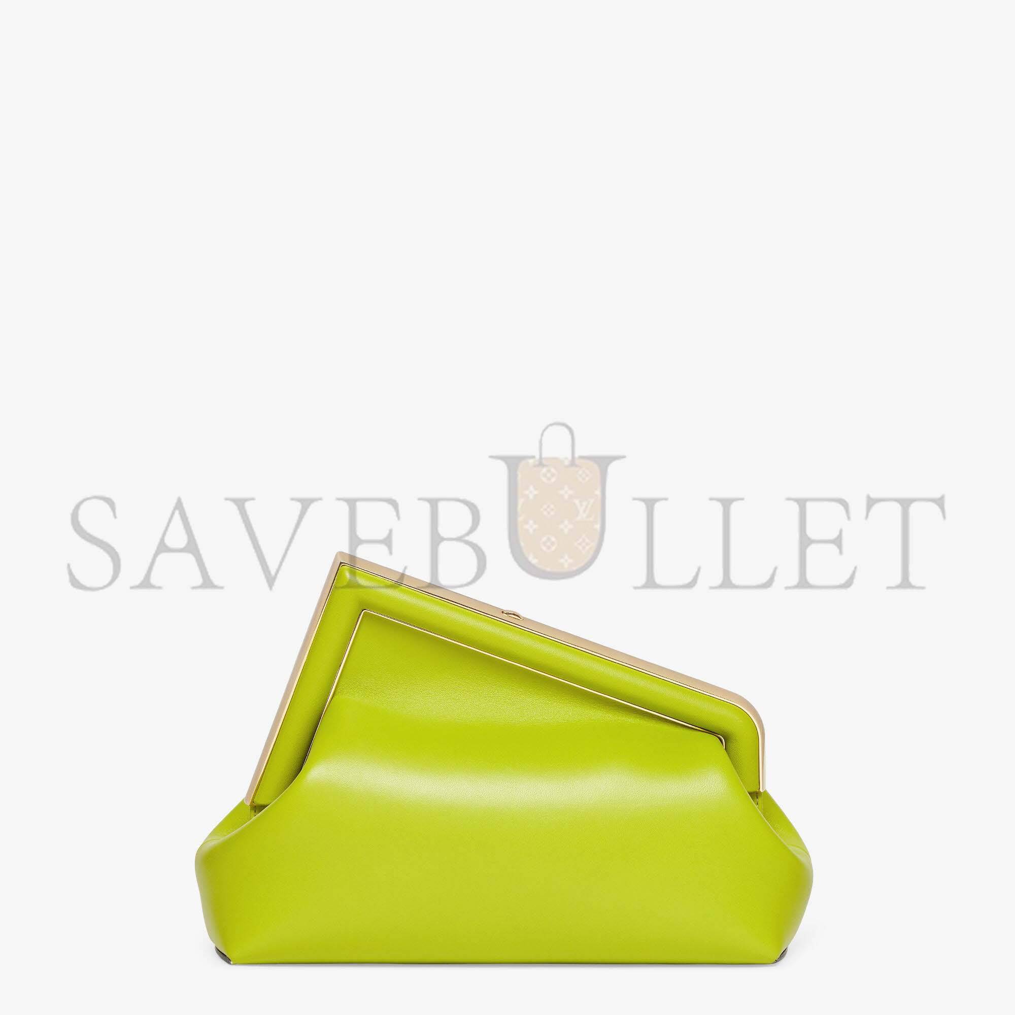 FENDI FIRST MIDI - ACID GREEN LEATHER BAG8BP137ABVEF1JCP (32.5*23.5*15cm)