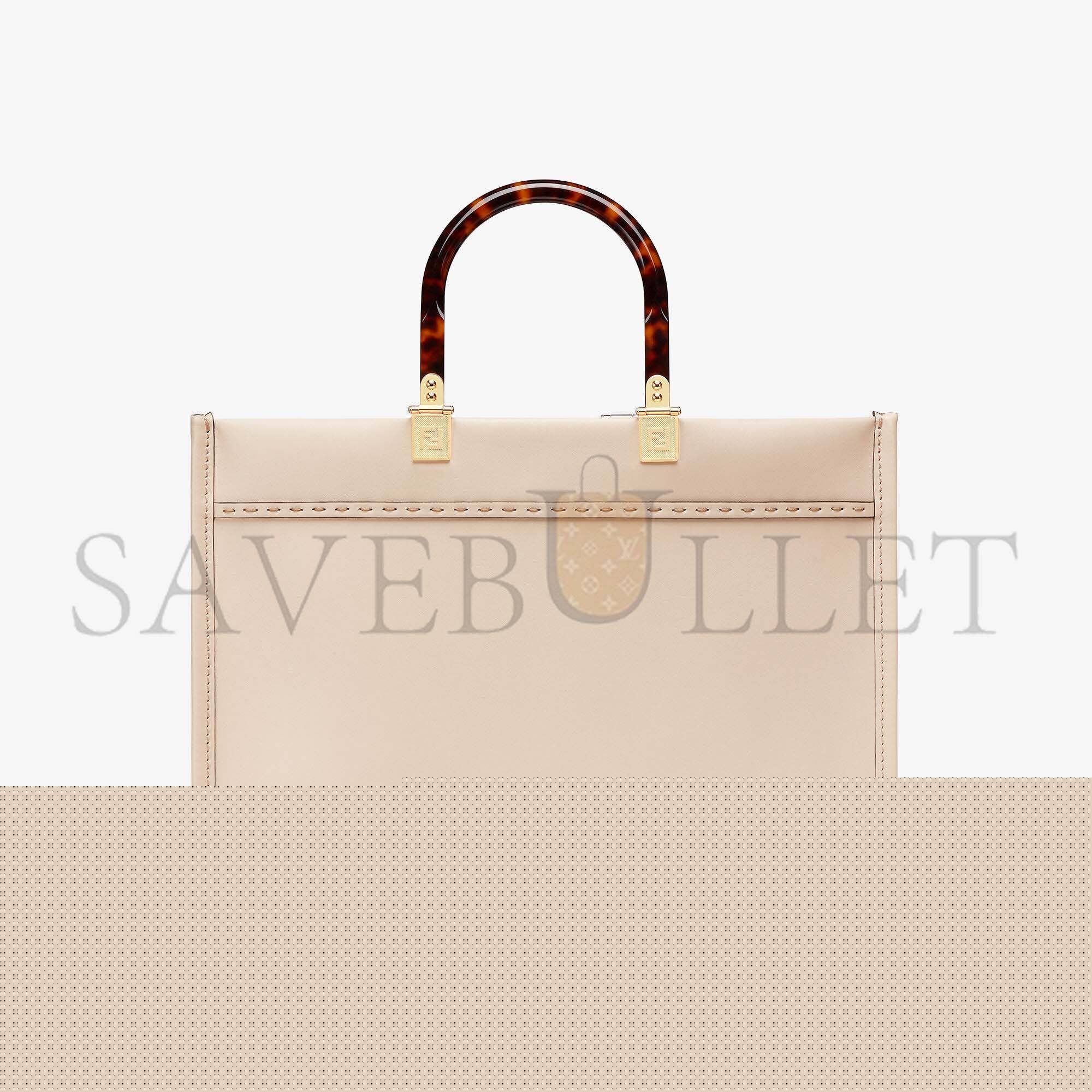 FENDI SUNSHINE MEDIUM - PINK LEATHER SHOPPER 8BH386ABVLF1BA9 (35*31*17cm)