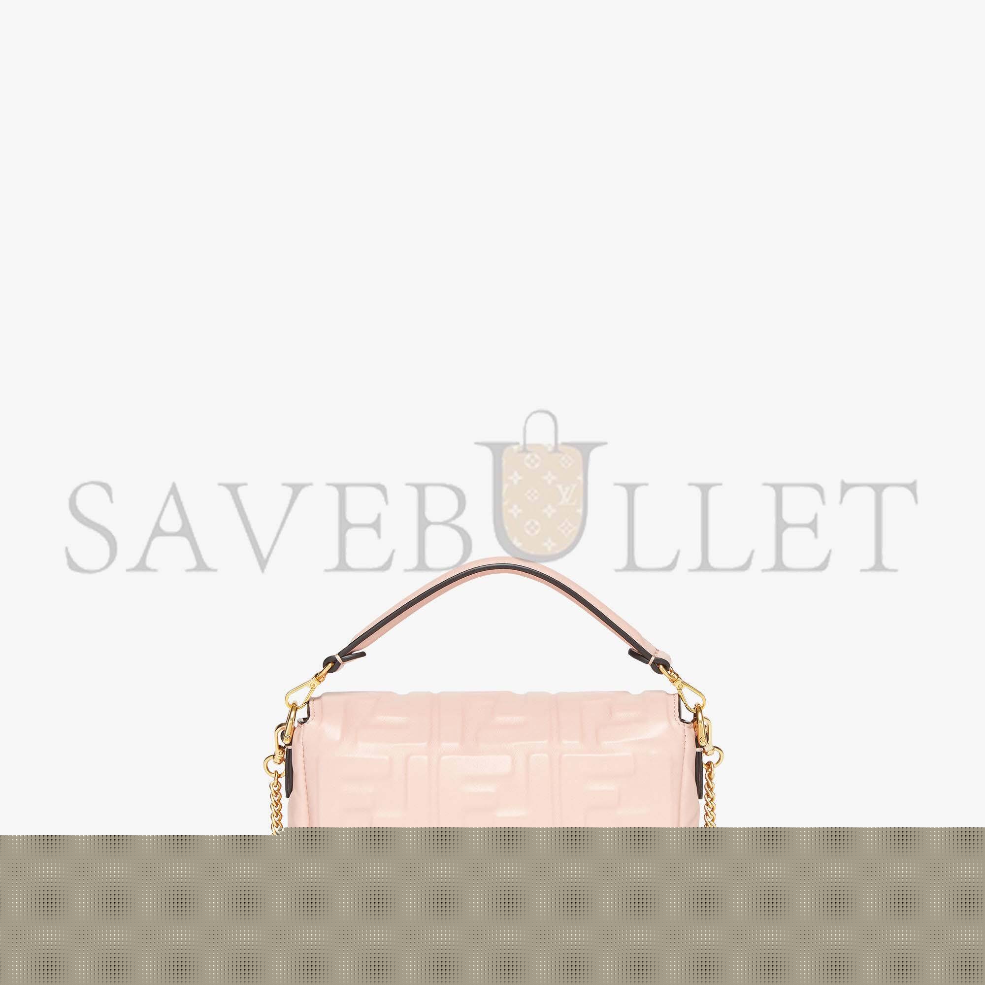 FENDI BAGUETTE MINI - PINK NAPPA LEATHER BAG 8BS017A72VF1JCJ (19*11.5*4cm)