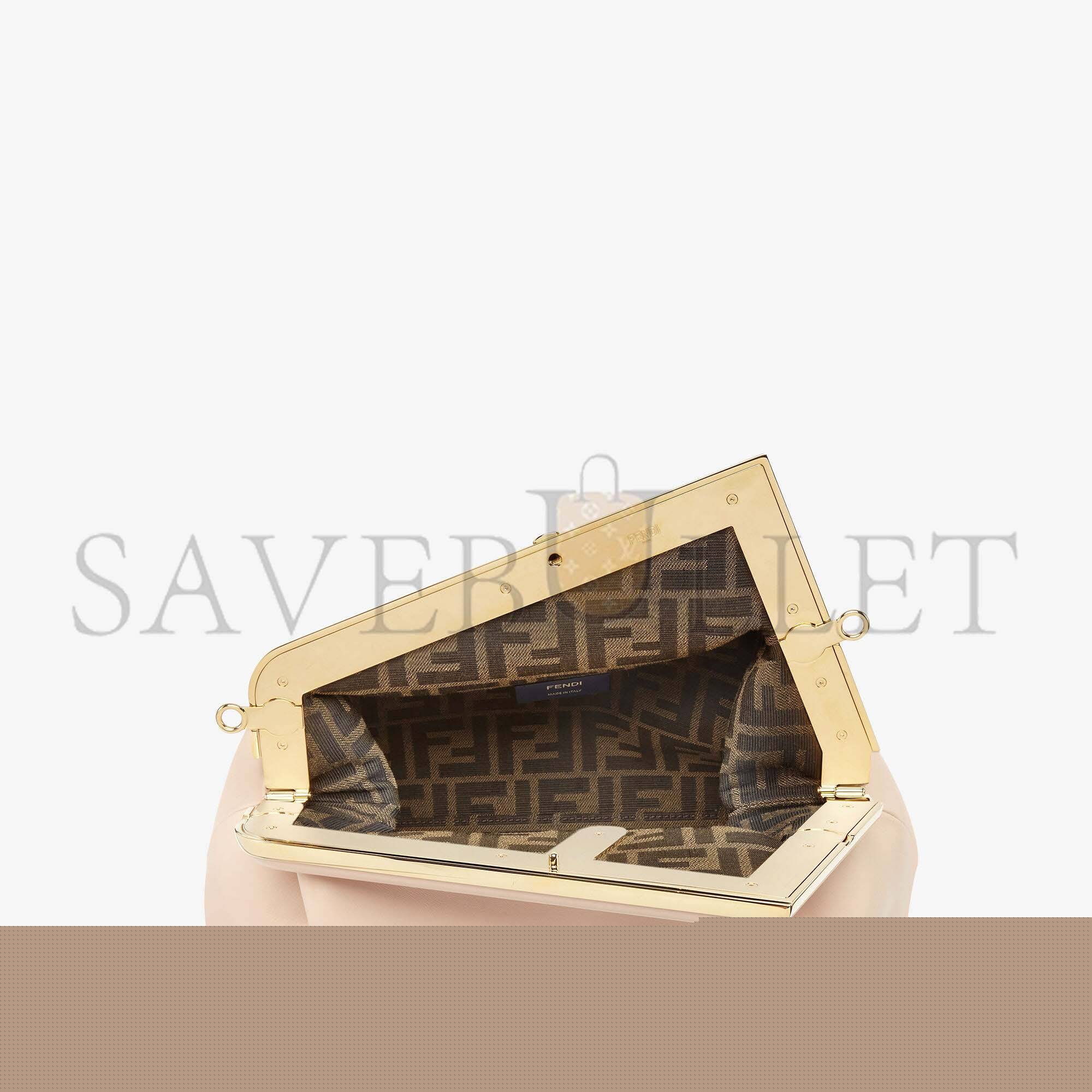 FENDI FIRST MEDIUM - PALE PINK LEATHER BAG 8BP127ABVEF14N1 (32.5*23.5*15cm)