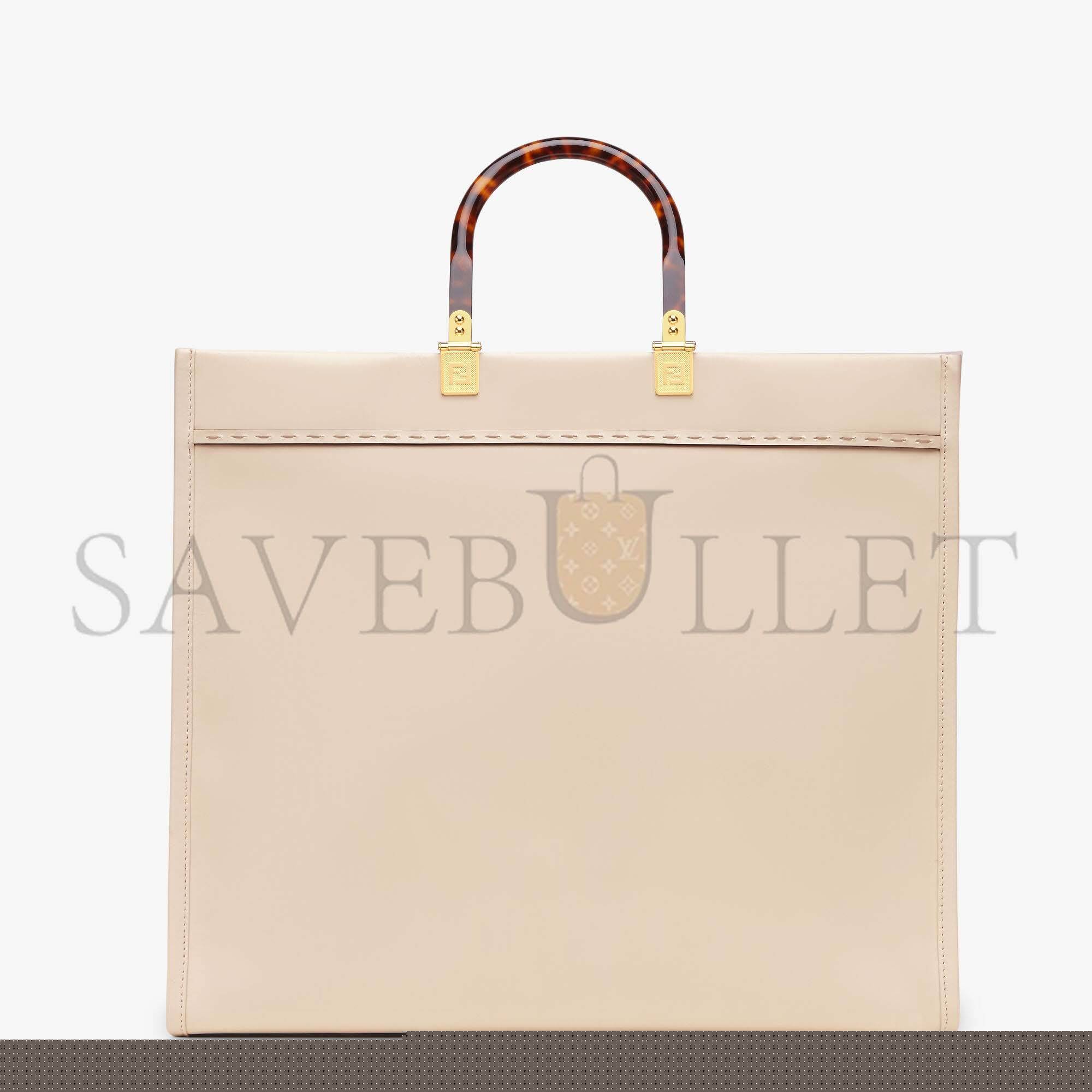 FENDI LARGE FENDI SUNSHINE - PINK LEATHER SHOPPER 8BH372ABVLF1BA9 (40.5*35*21.5cm)