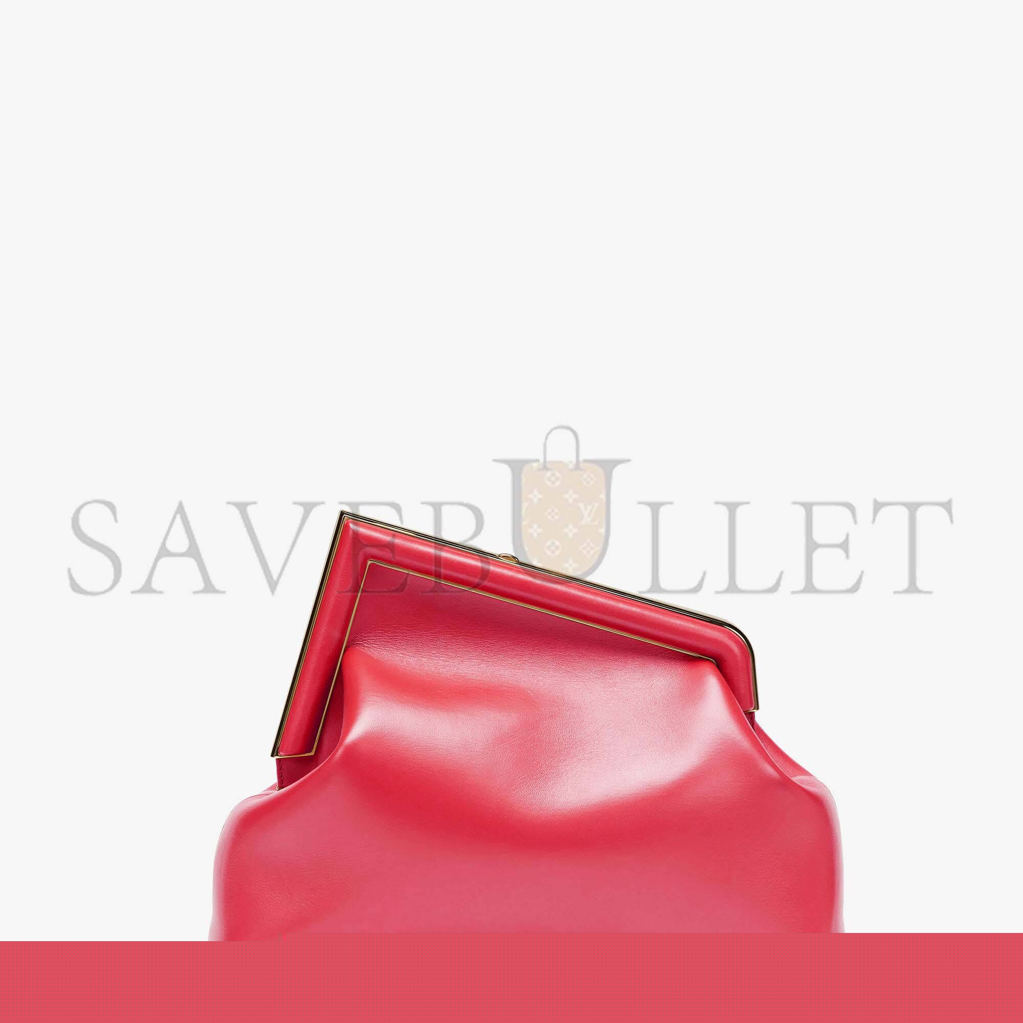 FENDI FIRST MEDIUM - FUCHSIA LEATHER BAG 8BP127ABVEF1HB7 (32.5*23.5*15cm)