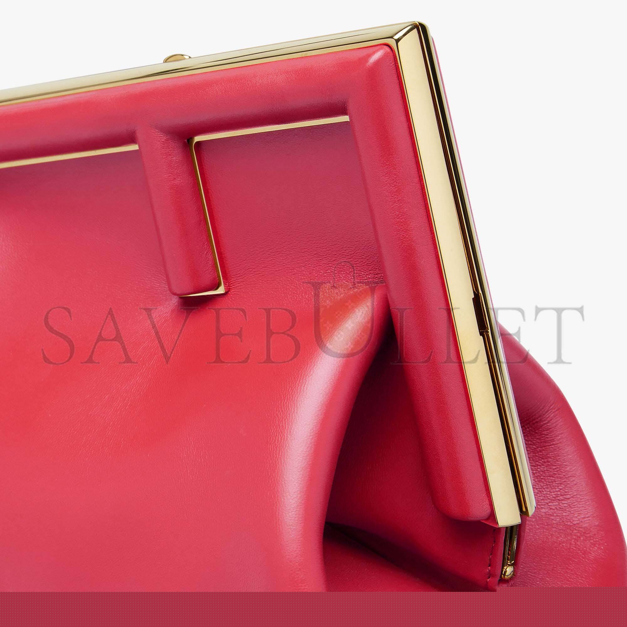 FENDI FIRST MEDIUM - FUCHSIA LEATHER BAG 8BP127ABVEF1HB7 (32.5*23.5*15cm)
