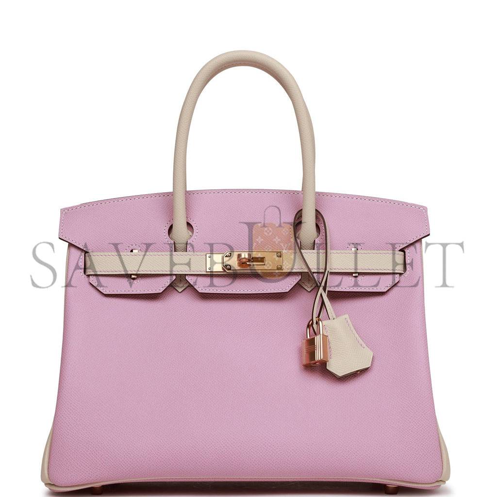 HERMES BIRKIN 30 TOGO EPSOM ROSE GOLD HARDWARE (30*22*16cm)