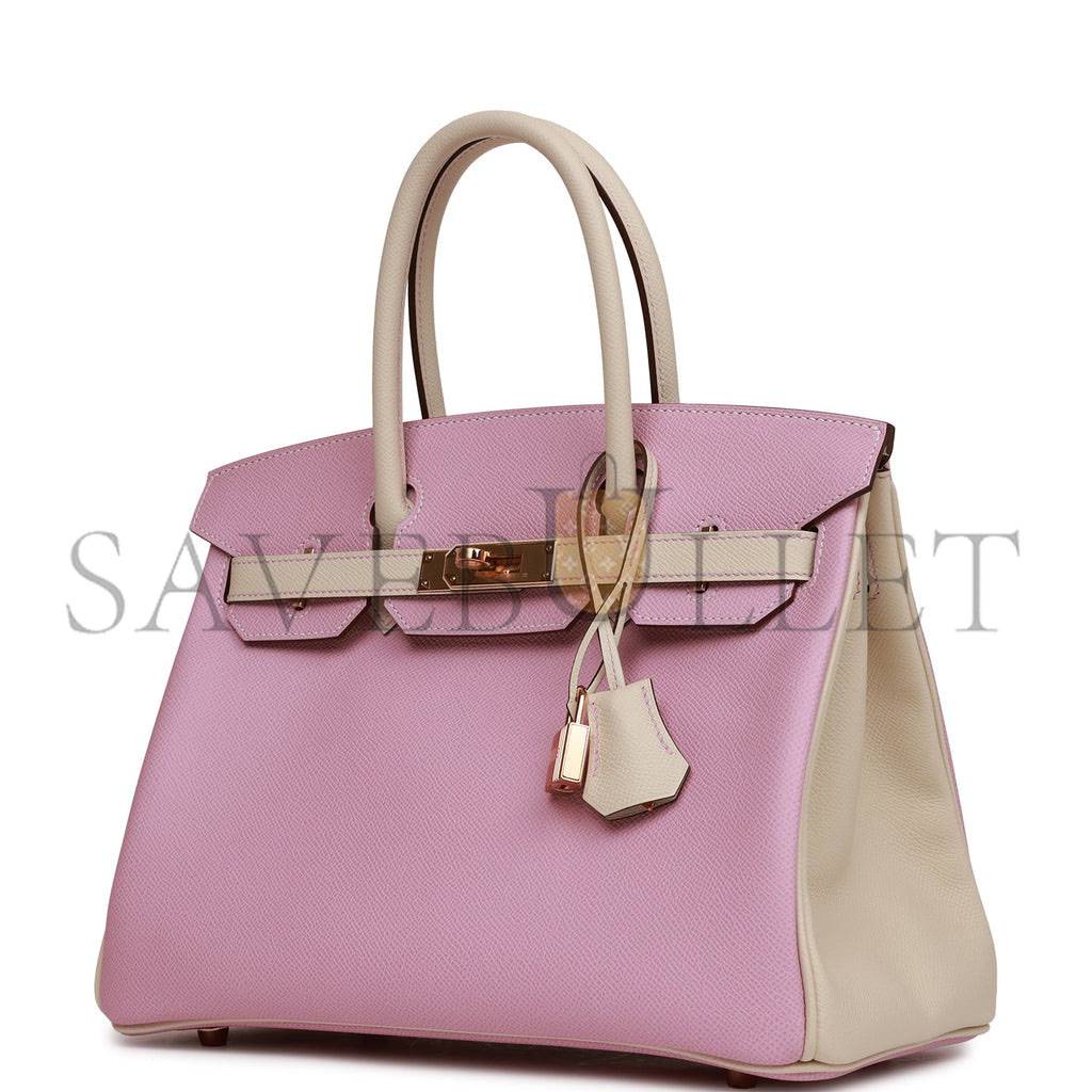 HERMES BIRKIN 30 TOGO EPSOM ROSE GOLD HARDWARE (30*22*16cm)