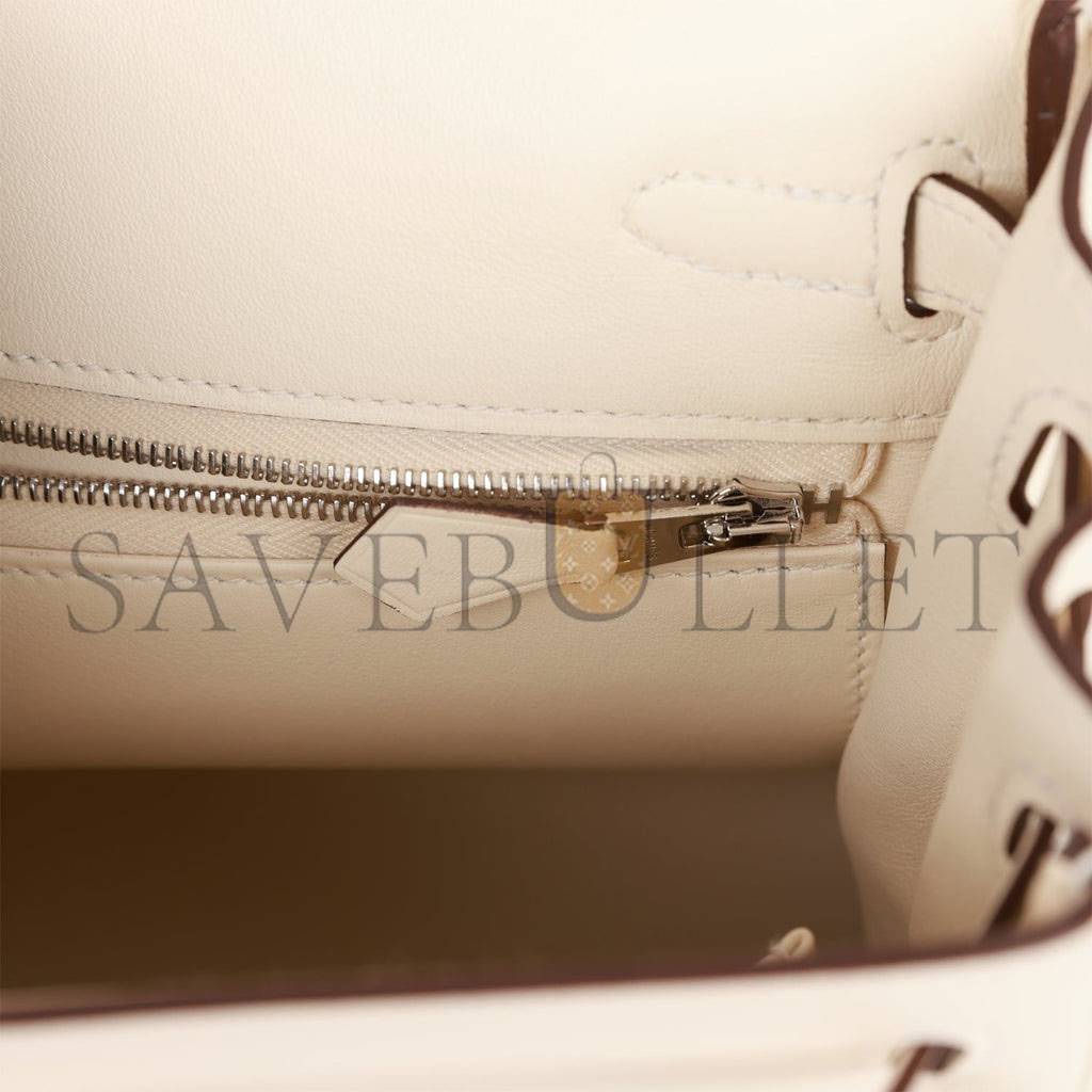 HERMES KELLY 25 SWIFT PALLADIUM HARDWARE (25*17*7cm)