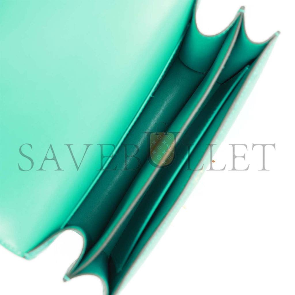 HERMES MASTER CONSTANCE 18 VERT VERONE OSTRICH GOLD HARDWARE 39873610481758 (18cm)