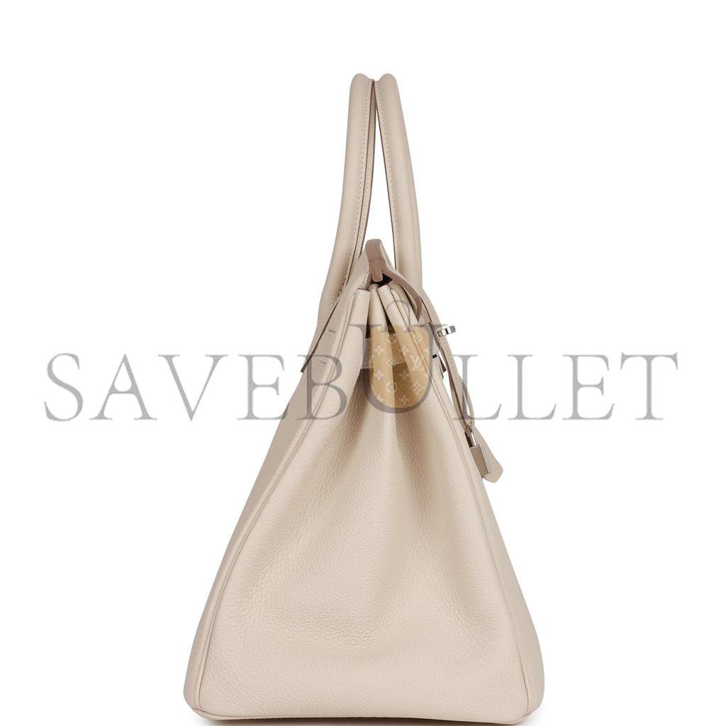 HERMES BIRKIN 35 TOGO PALLADIUM HARDWARE (35*25*18cm)