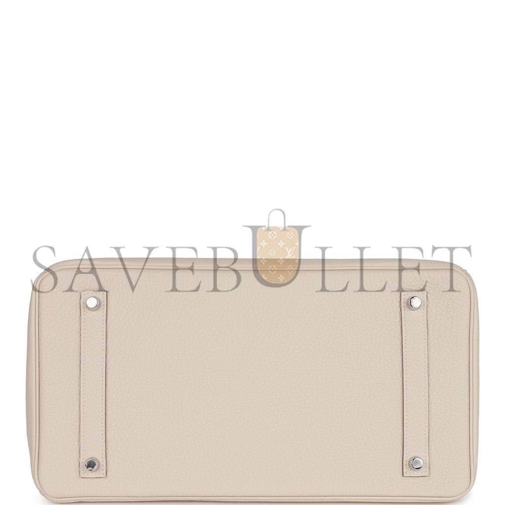 HERMES BIRKIN 35 TOGO PALLADIUM HARDWARE (35*25*18cm)