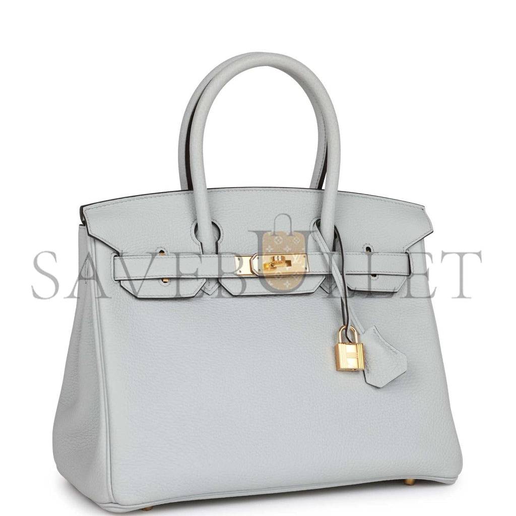 HERMES BIRKIN 30 CLEMENCE GOLD HARDWARE (30*22*16cm)
