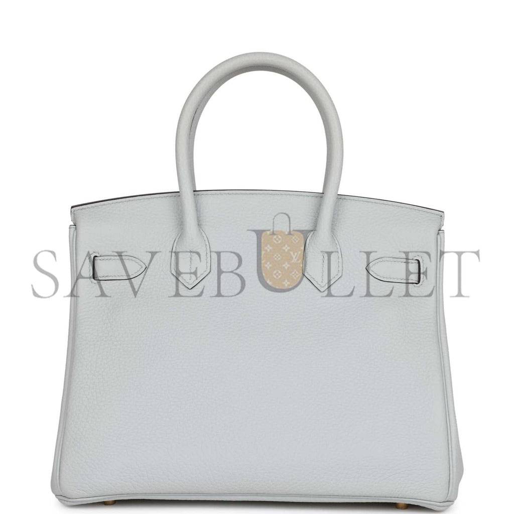 HERMES BIRKIN 30 CLEMENCE GOLD HARDWARE (30*22*16cm)