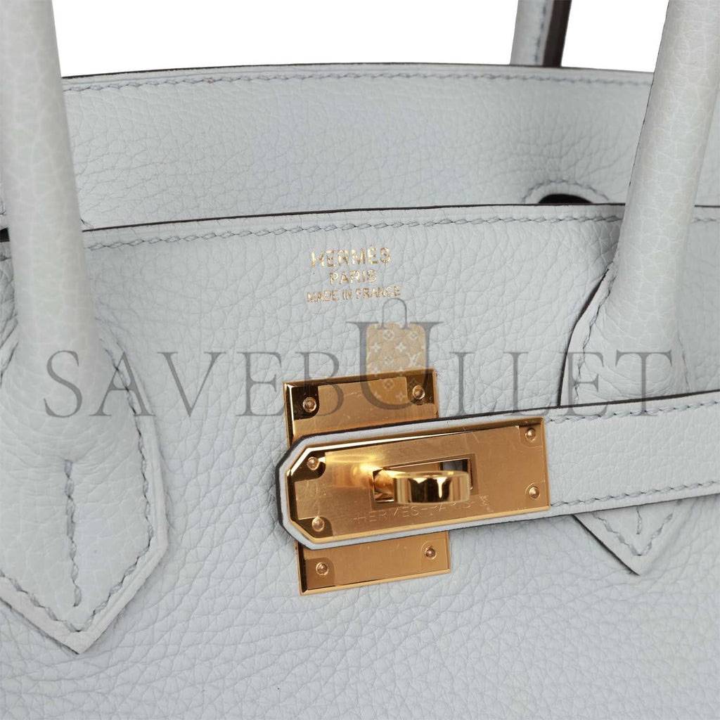 HERMES BIRKIN 30 CLEMENCE GOLD HARDWARE (30*22*16cm)