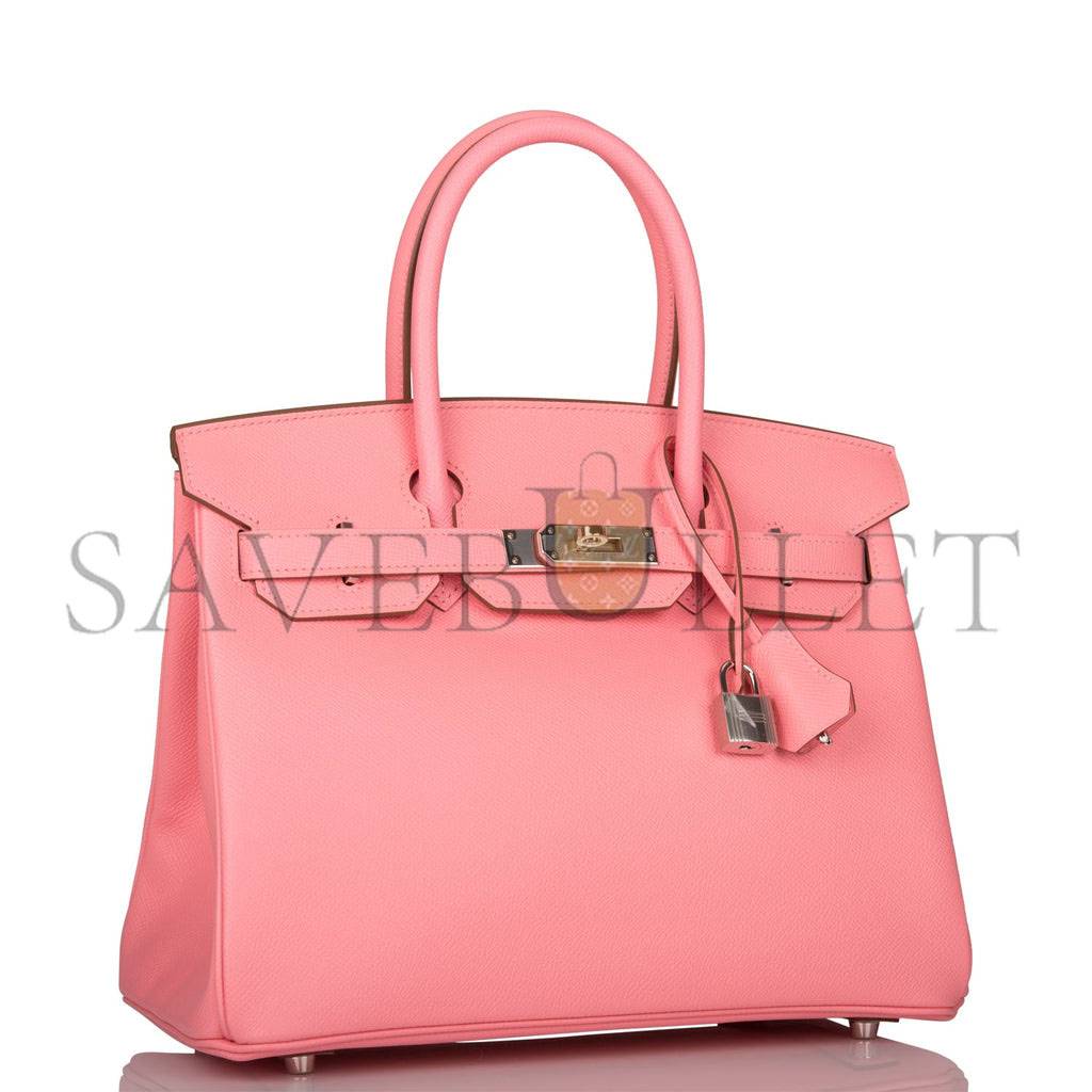 HERMES BIRKIN 30 EPSOM PALLADIUM HARDWARE (30*22*16cm)