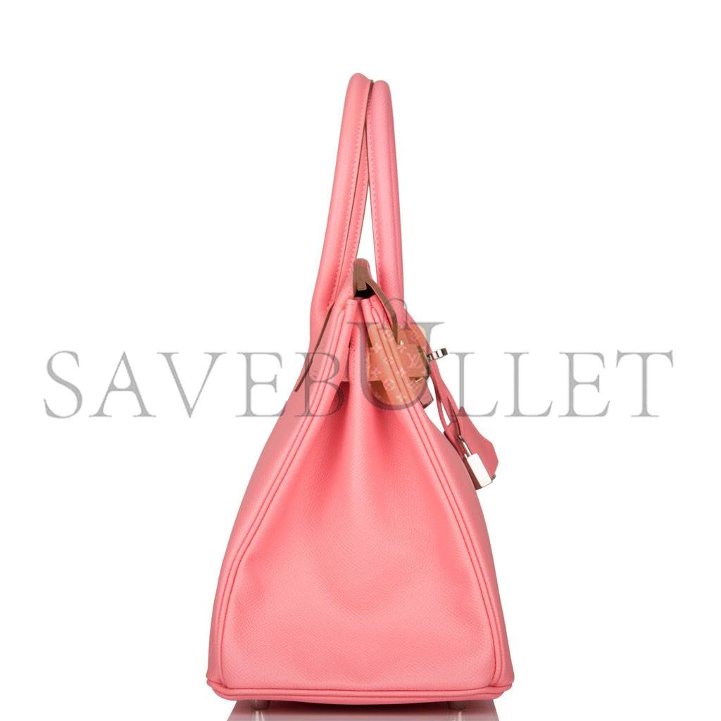HERMES BIRKIN 30 EPSOM PALLADIUM HARDWARE (30*22*16cm)