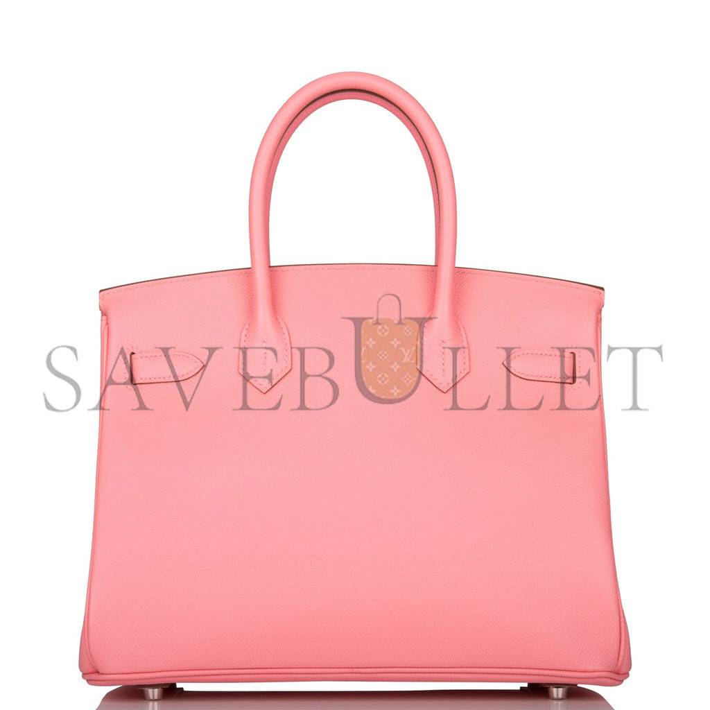 HERMES BIRKIN 30 EPSOM PALLADIUM HARDWARE (30*22*16cm)