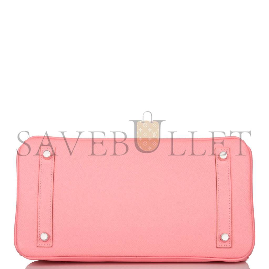 HERMES BIRKIN 30 EPSOM PALLADIUM HARDWARE (30*22*16cm)