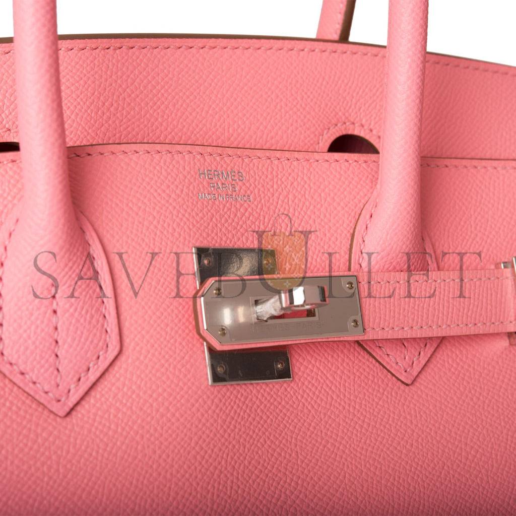 HERMES BIRKIN 30 EPSOM PALLADIUM HARDWARE (30*22*16cm)