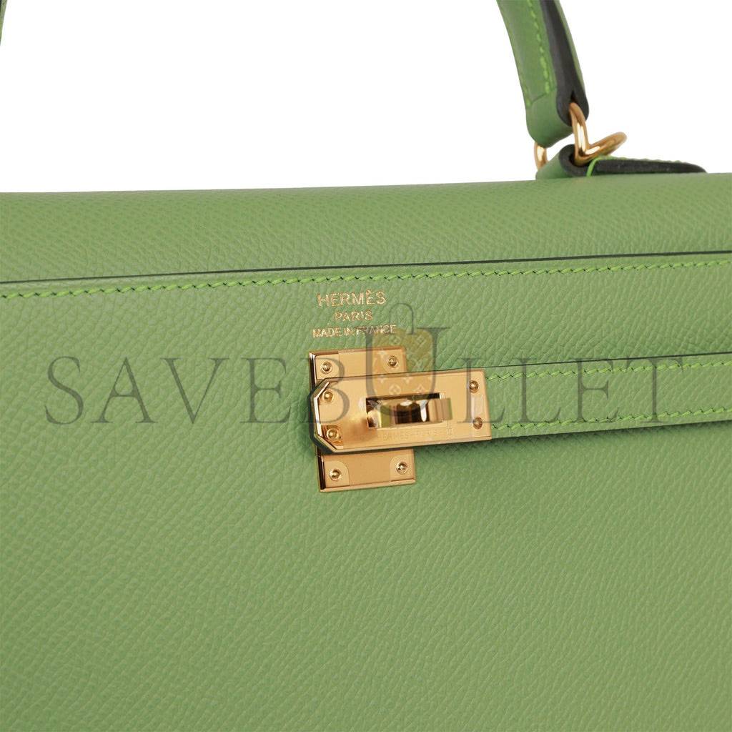 HERMES KELLY 25 EPSOM GOLD HARDWARE (25*17*7cm)
