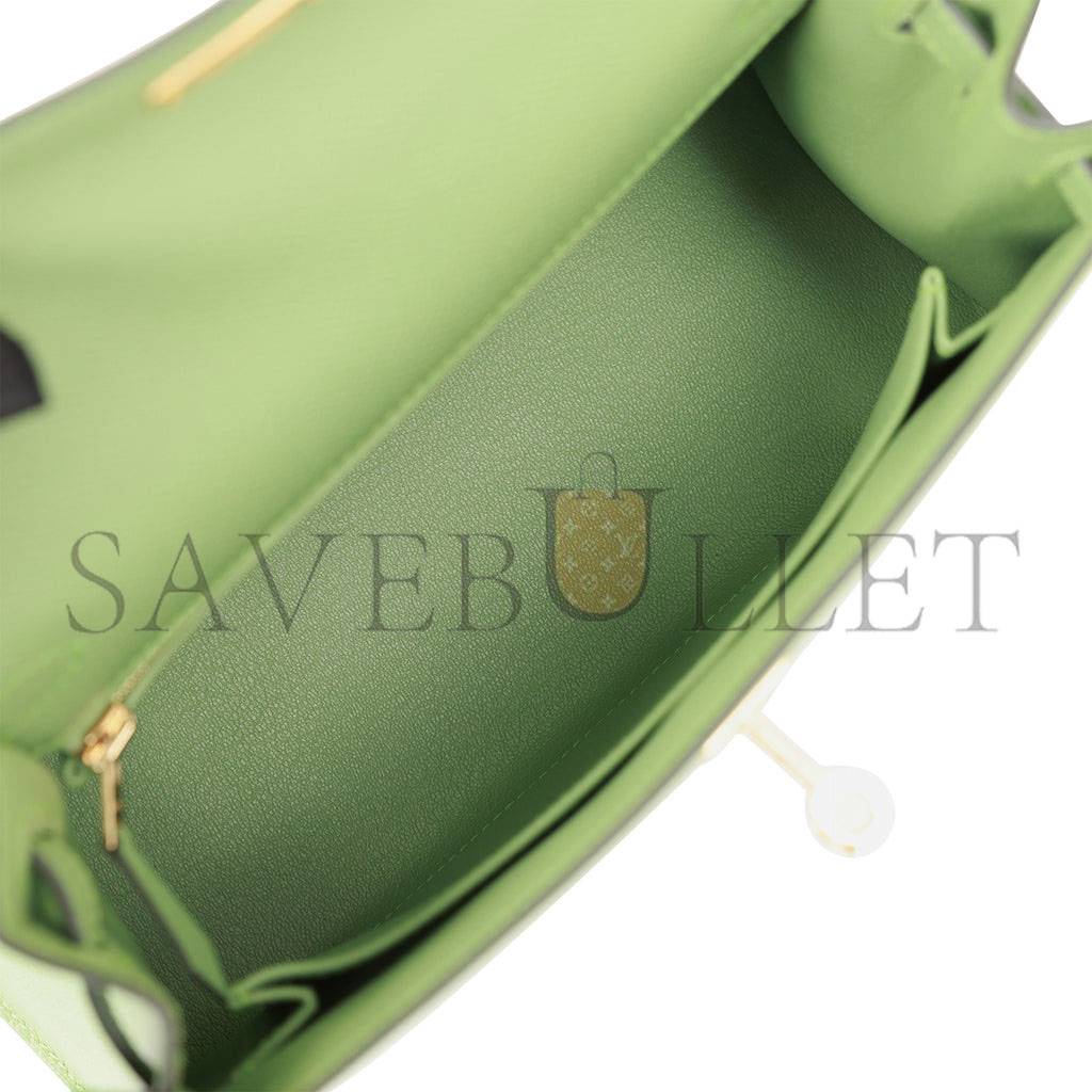 HERMES KELLY 25 EPSOM GOLD HARDWARE (25*17*7cm)