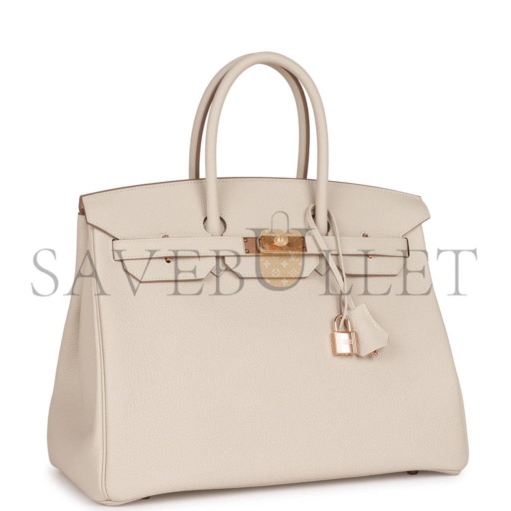 HERMES BIRKIN 35 TOGO ROSE GOLD HARDWARE (35*25*18cm)