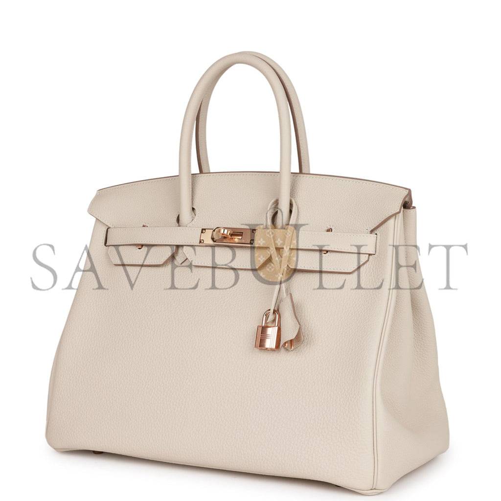 HERMES BIRKIN 35 TOGO ROSE GOLD HARDWARE (35*25*18cm)