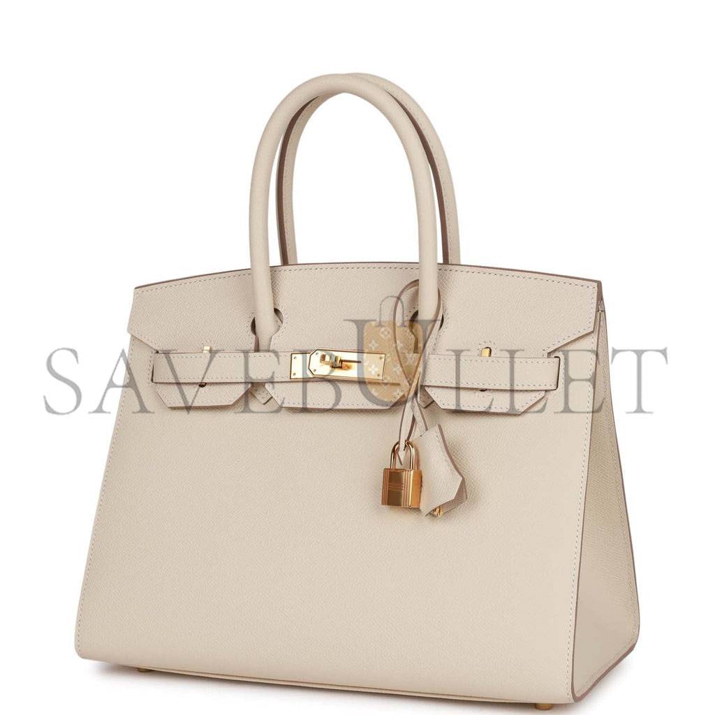 HERMES BIRKIN 30 SELLIER EPSOM GOLD HARDWARE (30*22*16cm)