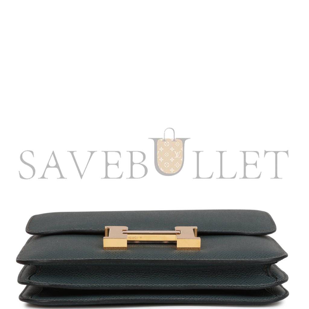 HERMES CONSTANCE 18 EPSOM GOLD HARDWARE (18*15*4cm)