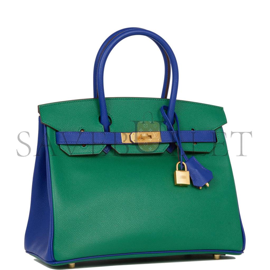 HERMES BIRKIN 30 EPSOM BRUSHED GOLD HARDWARE (30*22*16cm)