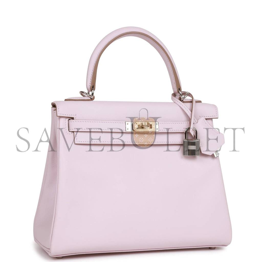 HERMES KELLY 25 SWIFT PALLADIUM HARDWARE (25*17*7cm)
