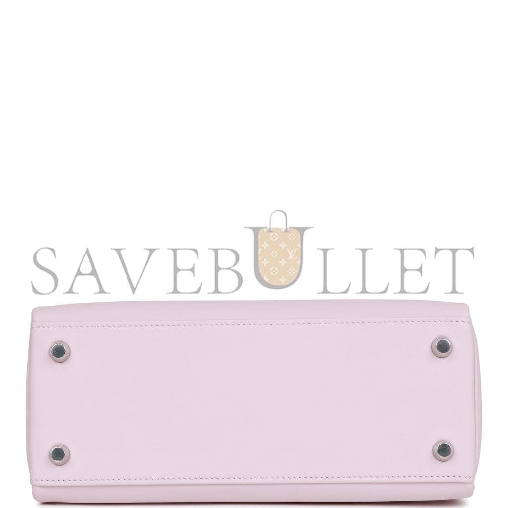 HERMES KELLY 25 SWIFT PALLADIUM HARDWARE (25*17*7cm)