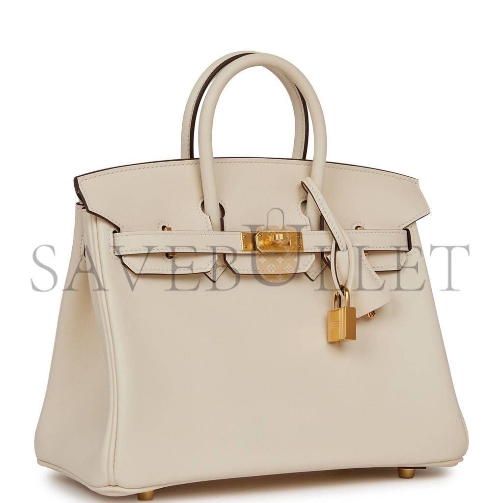 HERMES BIRKIN 25 SWIFT GOLD HARDWARE (25*20*13cm)