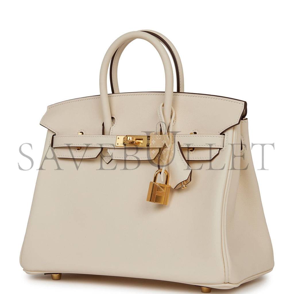 HERMES BIRKIN 25 SWIFT GOLD HARDWARE (25*20*13cm)