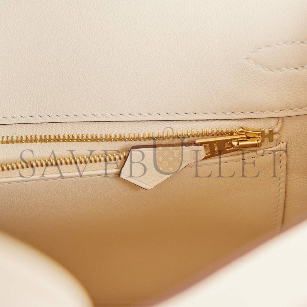 HERMES BIRKIN 25 SWIFT GOLD HARDWARE (25*20*13cm)