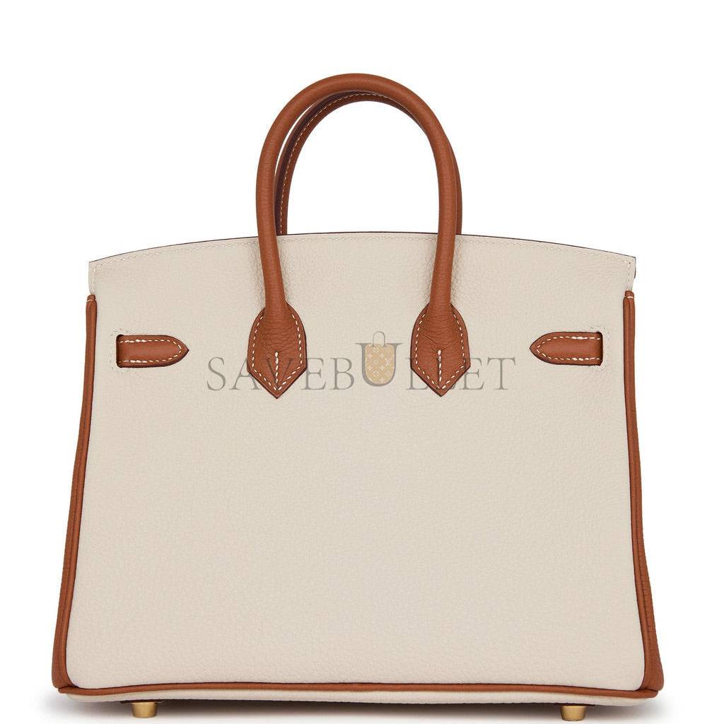 HERMES BIRKIN 25 TOGO BRUSHED GOLD HARDWARE (25*20*13cm)